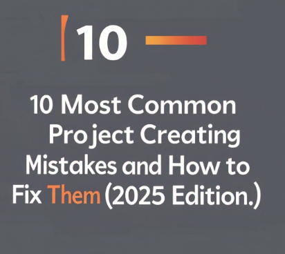 10 Most Common Project Creating Mistakes and How to Fix Them (2025 Edition)